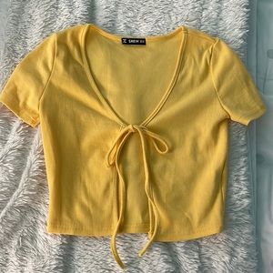 Yellow Tie Top